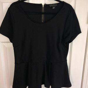 Black flair shirt from Forever 21!